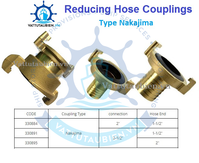 REDUCING HOSE COUPLINGTYPE NAKAJIMA SHIP SUPPLIER
