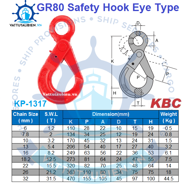 Safety Latch Hook Eye Type