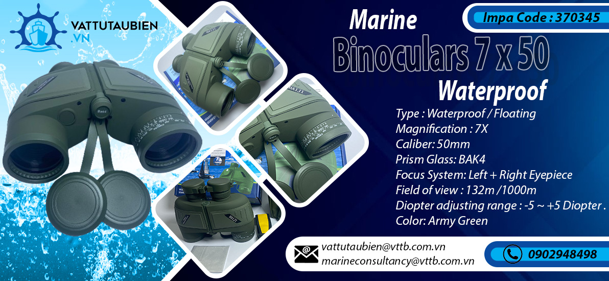 Marine Waterproof Binucolar 7 x 50