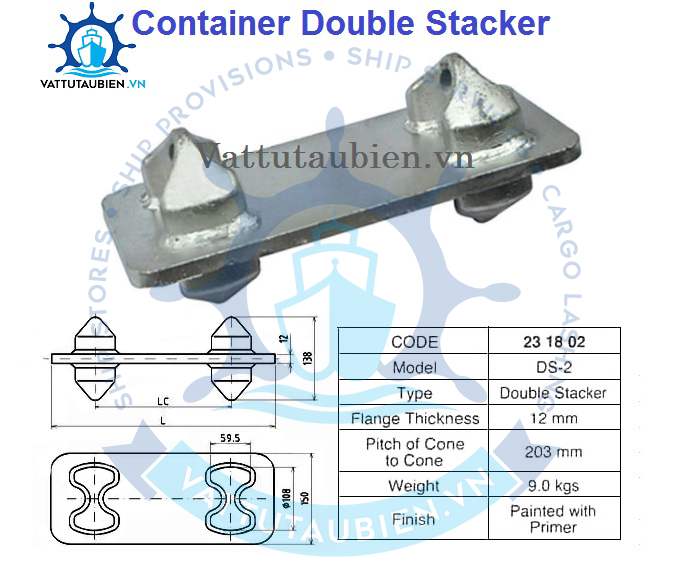 Container Bottom Stacking Cone