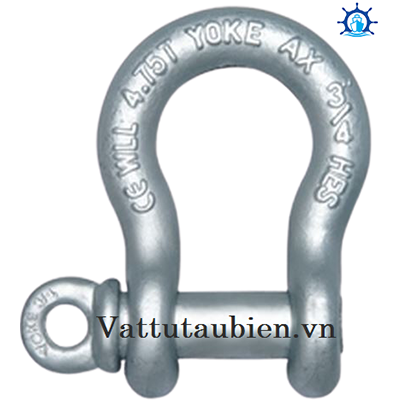 Forged Carbon Anchor Shackle With Screw Pin