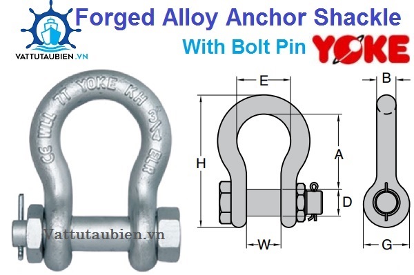 Mani Omega Yoke Thép Hợp Kim Chốt An Toàn
