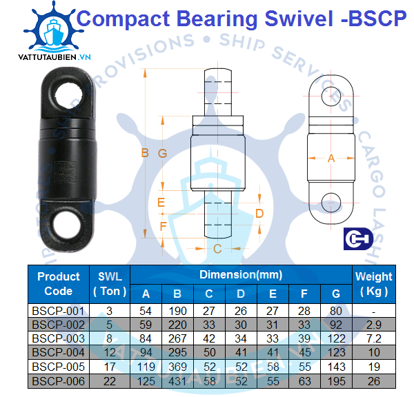 Compact Bearing Swivel