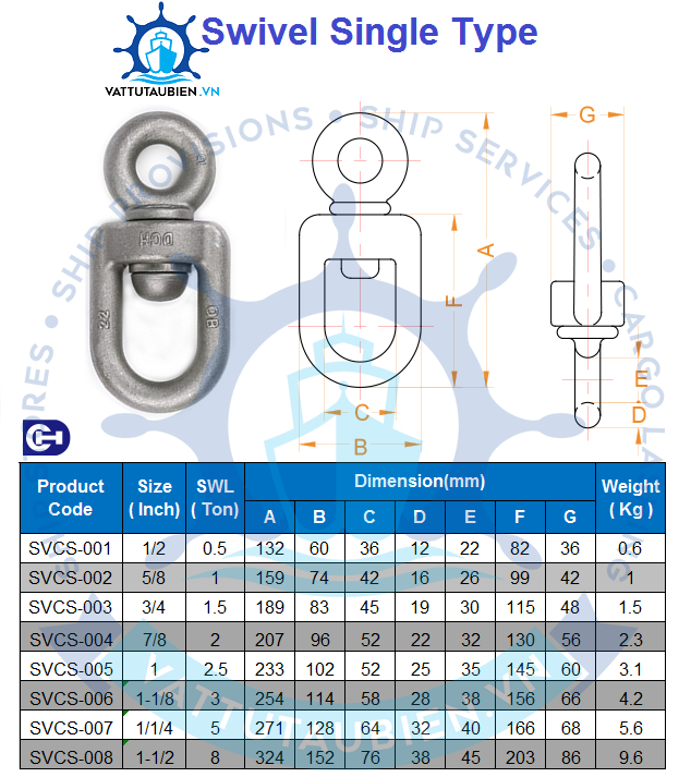 Swivel Single Type