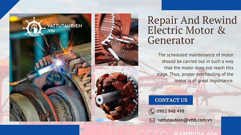 repair & rewind electric motor