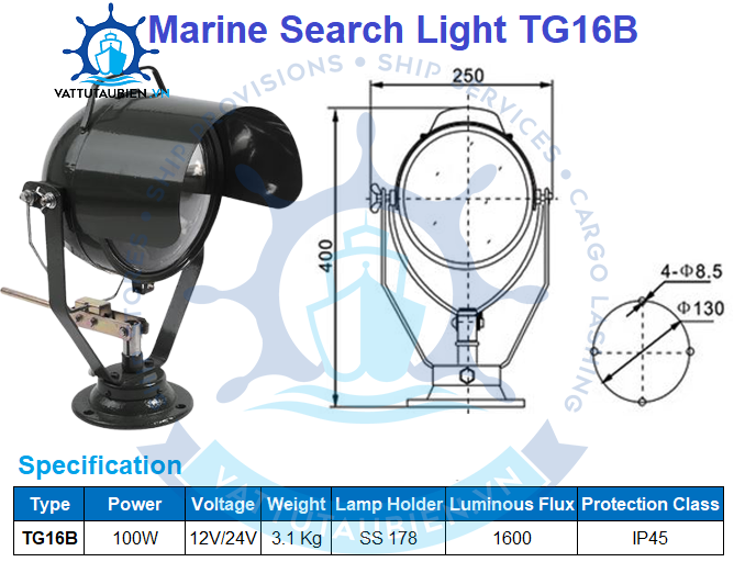 Marine Search Light TG16B