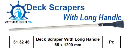 DECK SCRAPERS WITH LONG HANDLE - IMPA CODE 613246