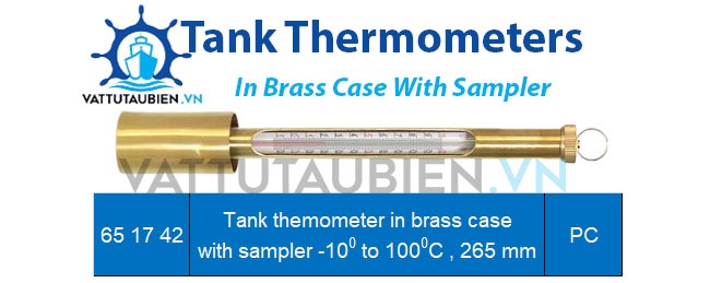 Tank Thermometers In Brass Case With Sampler