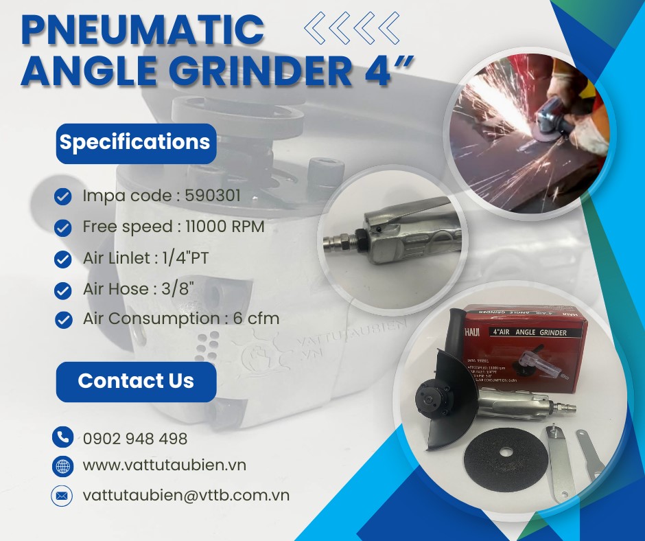 Pneumatic Angle Grinder 100mm