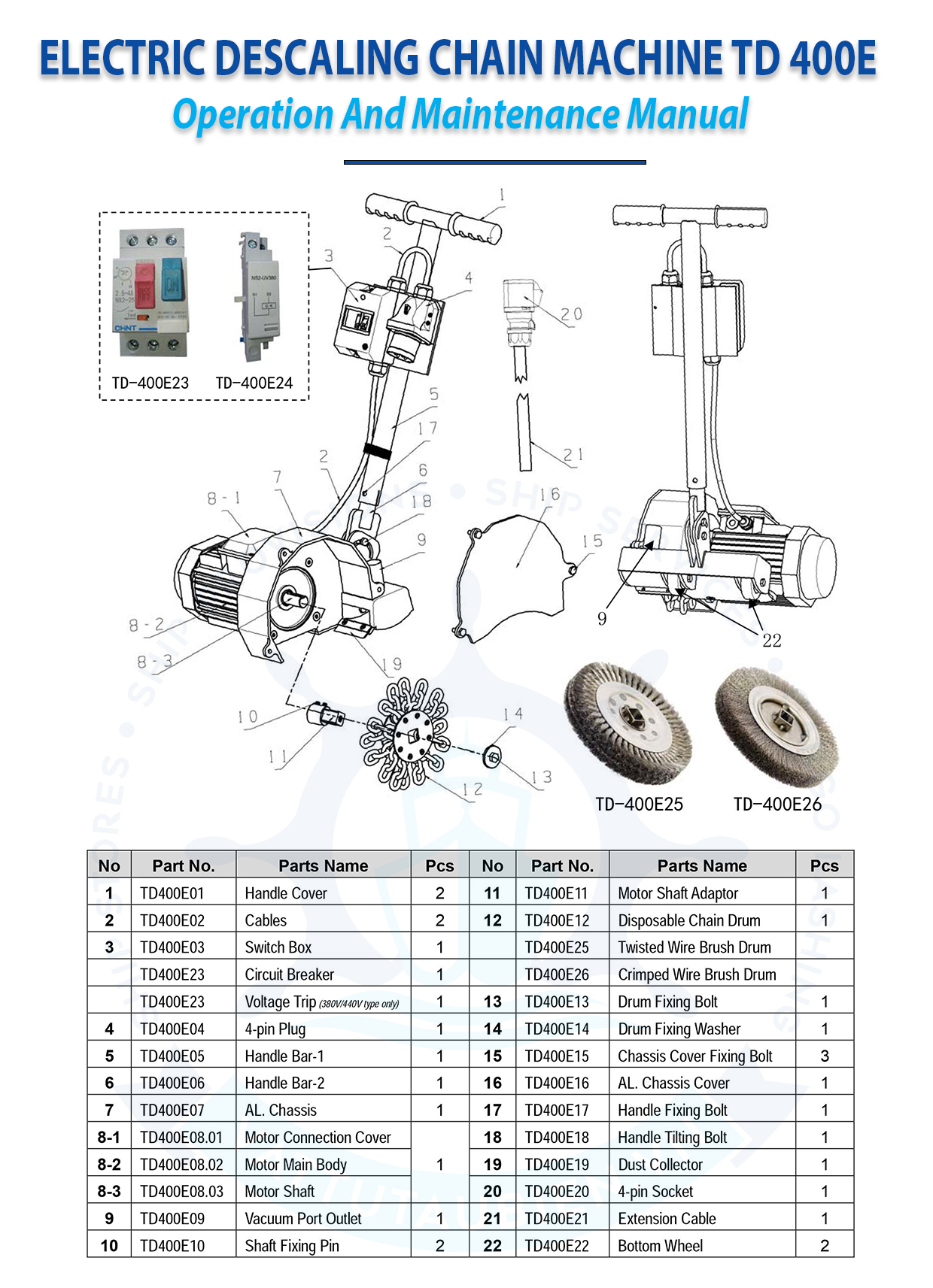 Scaling Machine Chain Type 400