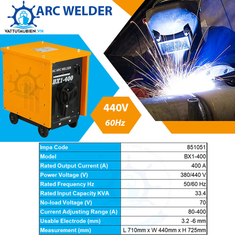 ARC Welders AC 440V 60Hz 