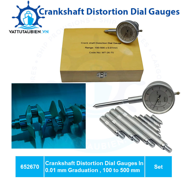 Crankshaft Distortion Dial Gauges